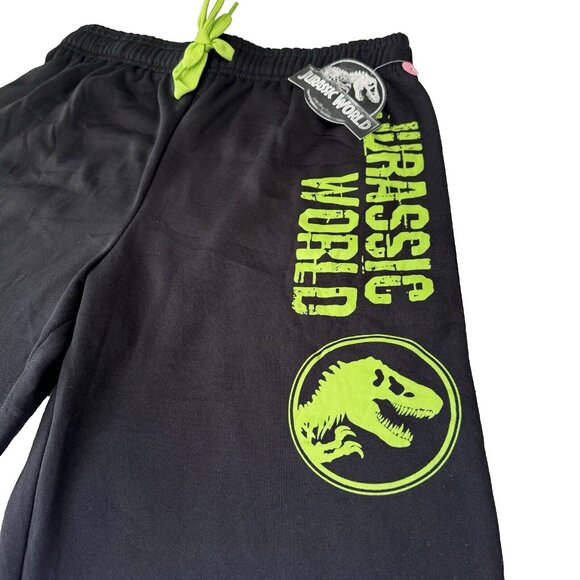 NWT Universal Studios Jurassic World Jurassic Park Mens Black S  Shorts - Picture 1 of 10